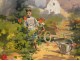 Oil on canvas Young gardener, René Etienne, nineteenth