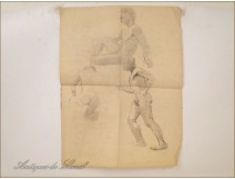 Naked Men Drawings Sketches Studies Colarossi 20