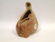 Virgin Child Sculpture Design Vintage Stoneware Pottery Lodereau 20th