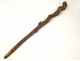 Cane Twist Carved Wood Folk Art 20th 1917