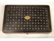 Blackened wooden box, pearl and gilt brass, signed Alphonse Giroux Paris, nineteenth