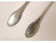 Pair of Sterling Silver Salt Spoons 19th