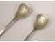 Pair of Sterling Silver Salt Spoons 19th