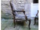 Pair of Louis XV chairs, walnut or beech carved twentieth