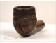 Head of Bruyere Pipe Wood Chinese Character 19th