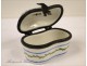 Box Parakeet Porcelain Flowers 20th