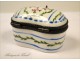 Box Parakeet Porcelain Flowers 20th