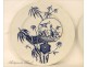 Porcelain Plates Pair Birds Flowers Madas 20th