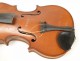 Whole violin luthier School of Mirecourt, with bow nineteenth