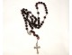 Rosary Rosary Cross Christ Virgin Mary Ruby Garnet 19th