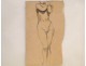 Naked Woman Drawings Study Model Laigneau Villeneuve Paul Dumas