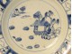 Porcelain dish Compagnie des Indes Blue Kangxi 18th