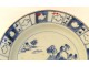 Porcelain dish Compagnie des Indes Blue Kangxi 18th