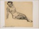 Female Nude Drawings Sketches Studies Colarossi 20th