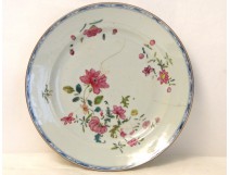 Porcelain dish Compagnie des Indes Flowers Foliage 18th