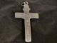 Christ Crucifix Cross Sterling Silver Sacred Heart 19th