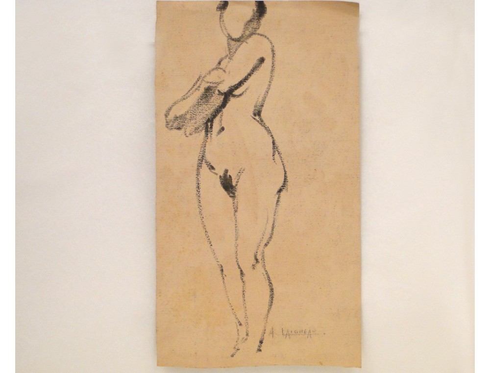 Naked Woman Drawings Study Model Laigneau Villeneuve Wallpaper Dumas