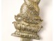 Bookmark Page Metal Silver Dolphin Fish Palmette Empire 19th