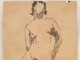 Naked Woman Drawings Study Model Laigneau Villeneuve Wallpaper Dumas