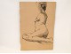 Naked Woman Drawings Study Model Laigneau Villeneuve Wallpaper Dumas