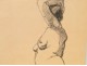 Naked Woman Drawings Study Model Laigneau Villeneuve Wallpaper Dumas