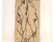 Naked Woman Drawings Study Model Laigneau Villeneuve Wallpaper Dumas