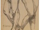 Naked Woman Drawings Study Model Laigneau Villeneuve Wallpaper Dumas