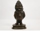 Inkwell, bronze sculpture, decorated with a dwarf or gnome, nineteenth