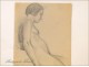 Naked Woman Drawings Study Colarossi 20th