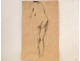 Naked Woman Drawings Study Model Laigneau Villeneuve Wallpaper Dumas