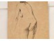 Naked Woman Drawings Study Model Laigneau Villeneuve Wallpaper Dumas