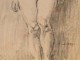 Naked Woman Drawings Study Colarossi 20th