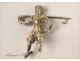 Character Hunting Metal Silver Cross Silver 19th