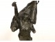 Bronze sculpture &quot;For Fatherland science and Glory&quot;, C. Theunissen, twentieth