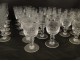 Service of crystal glasses Saint-Louis, nineteenth