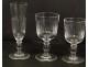 Service of crystal glasses Saint-Louis, nineteenth