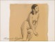 Naked Women Drawings Study Colarossi 20th