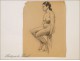 Naked Women Drawings Study Colarossi 20th