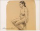 Naked Women Drawings Study Colarossi 20th