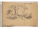 Drawing Landscape Trees Campaign hinge 20th