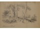 Drawing Landscape Trees Campaign hinge 20th