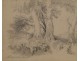 Drawing Landscape Trees Campaign hinge 20th