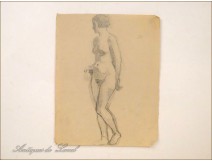 Naked Women Drawings Study Colarossi 20th