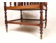 Magazine rack or holder mahogany partitions, Napoleon III nineteenth