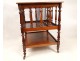 Magazine rack or holder mahogany partitions, Napoleon III nineteenth