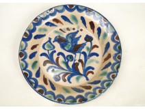 Flat plate or glazed earthenware, Spain twentieth