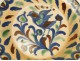 Flat plate or glazed earthenware, Spain twentieth