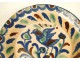 Flat plate or glazed earthenware, Spain twentieth