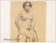 Naked Women Drawings Study Colarossi 20th