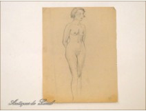 Naked Women Drawings Study Colarossi 20th